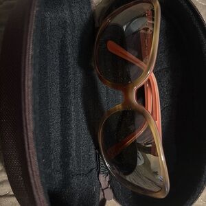 Maui Jim Brown and Orange Sunglasses